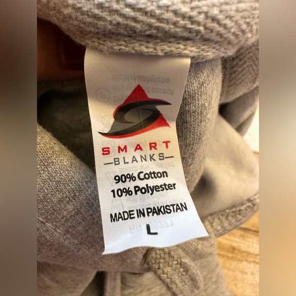 NWOT Smart Blanks Welcome to Las Vegas Essential Hoodie in Grey - Picture 5 of 5